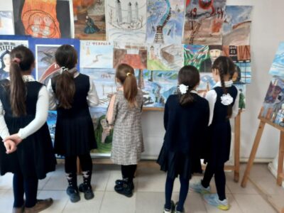 Состоялась выставка детских рисунков приуроченная депортации ингушского народа