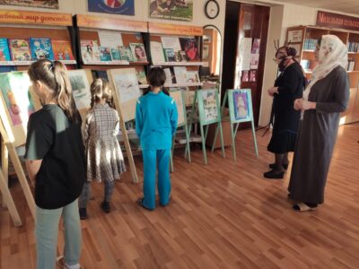 В Детской художественной школе Сунженского муниципального района состоялась новогодняя  выставка детских рисунков «Зимняя сказка»
